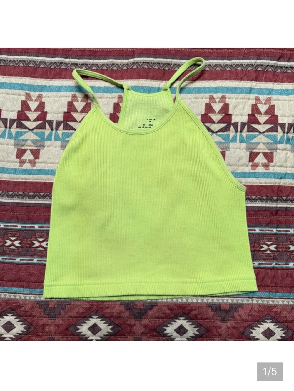 Free People Movement Happiness Runs Crop Tank XS/S - Picture 9 of 11